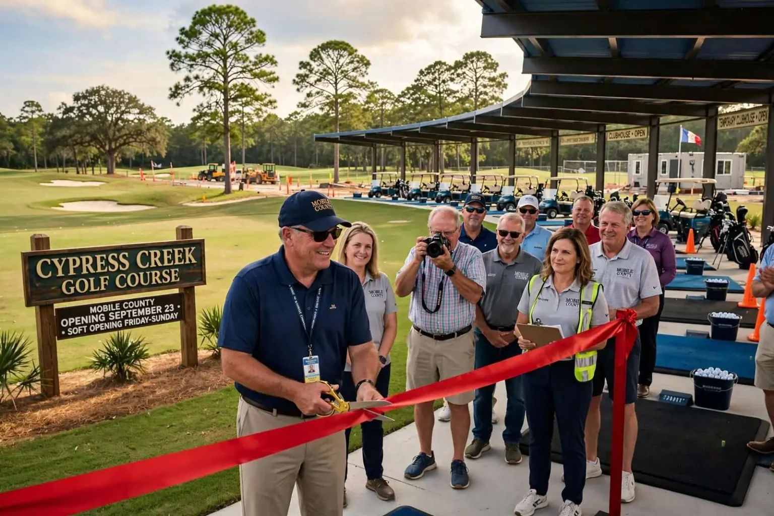 Illustration for the news story: Mobile County’s Cypress Creek Golf Course Sets Sept. 23 Ribbon-Cutting and Weekend Soft Opening