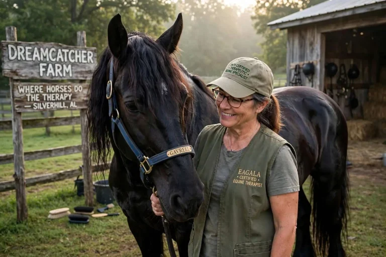 Illustration for the news story: DreamCatcher Farm: Where Silverhill Horses Do the Therapy