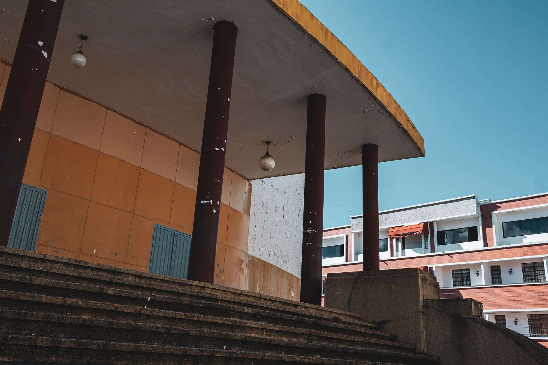 Exterior of a public school building