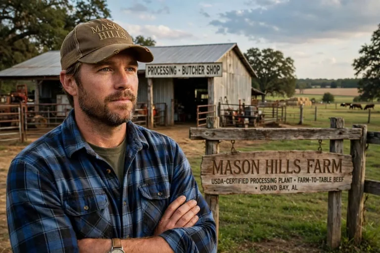 Illustration for the news story: Faith, Farming and the Long Way Back: Joey Mason Built Mason Hills Farm From a Whisper