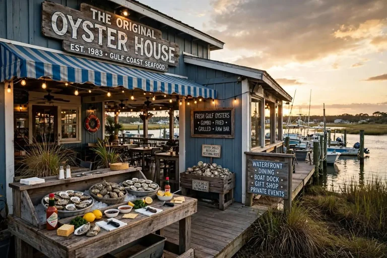 Illustration for the news story: Four Decades of Oysters: How the Original Oyster House Became a Gulf Coast Institution