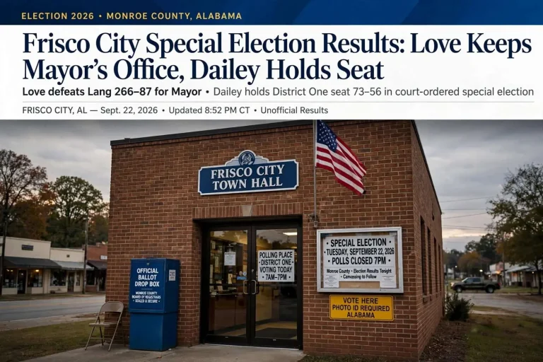 Illustration for the news story: Frisco City Special Election Results: Love Keeps Mayor’s Office, Dailey Holds Seat