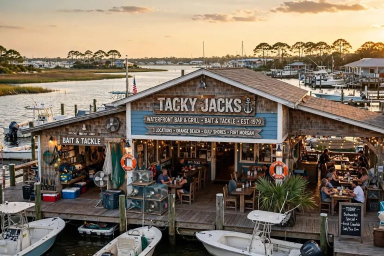 Illustration for the news story: From Bait Shop to Beach Landmark: The Story Behind Tacky Jacks’ Three Waterfront Spots