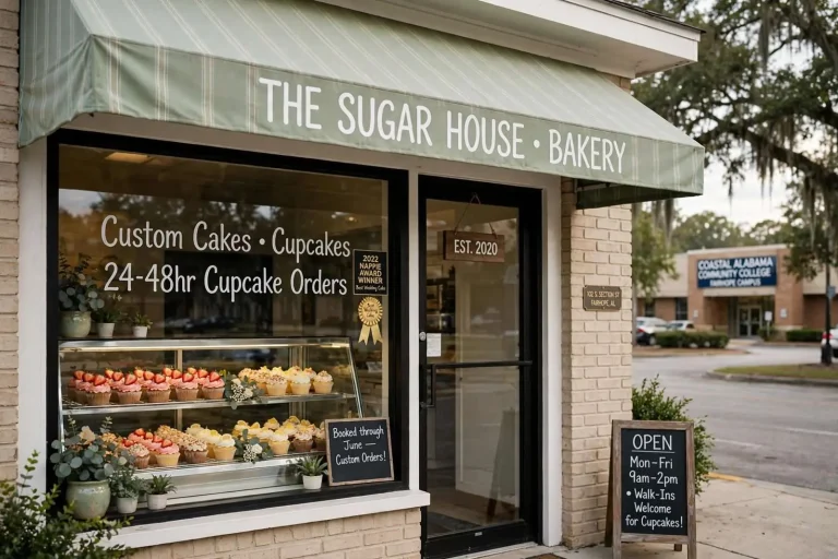 Illustration for the news story: From Bank Teller to Award-Winning Cakes: Inside the Sugar House, Fairhope’s Hidden Bakery