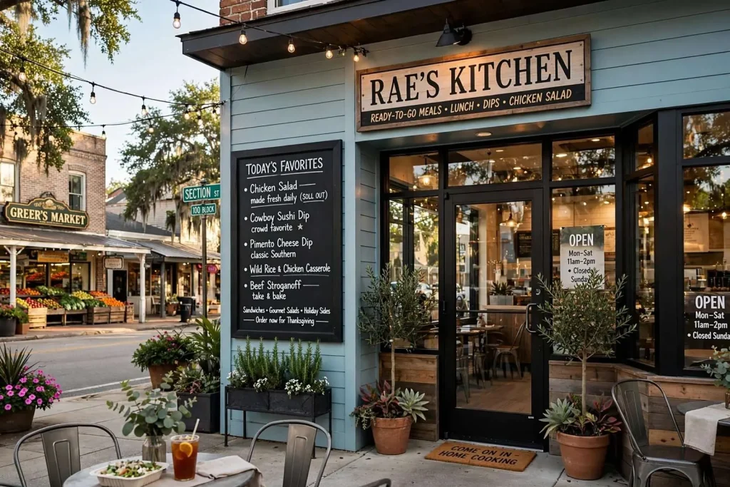 Illustration for the news story: From the Cowboys to Section Street: How Rae’s Kitchen Found a Home in Fairhope