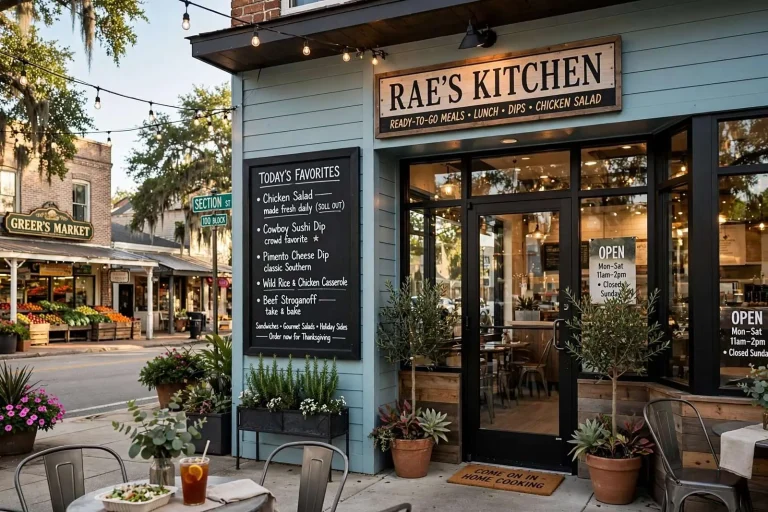 Illustration for the news story: From the Cowboys to Section Street: How Rae’s Kitchen Found a Home in Fairhope