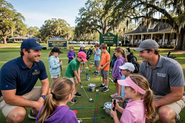 Illustration for the news story: Getting Good Is Fun: Inside Ryan Petty Golf Academy’s Junior Program at Rock Creek