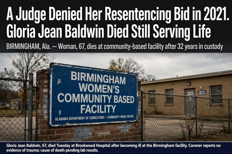 Illustration for the news story: A Judge Denied Her Resentencing Bid in 2021. Gloria Jean Baldwin Died Still Serving Life.