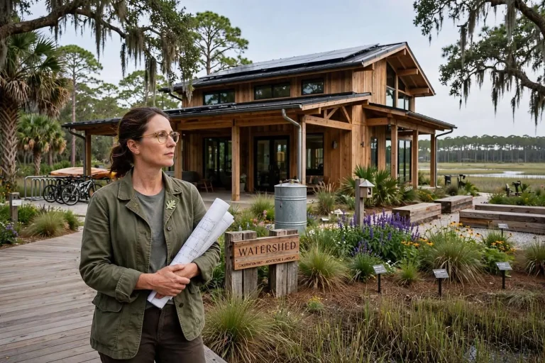 Illustration for the news story: Growth Without Erasing Nature: A Fairhope Firm’s Case for Sustainable Architecture