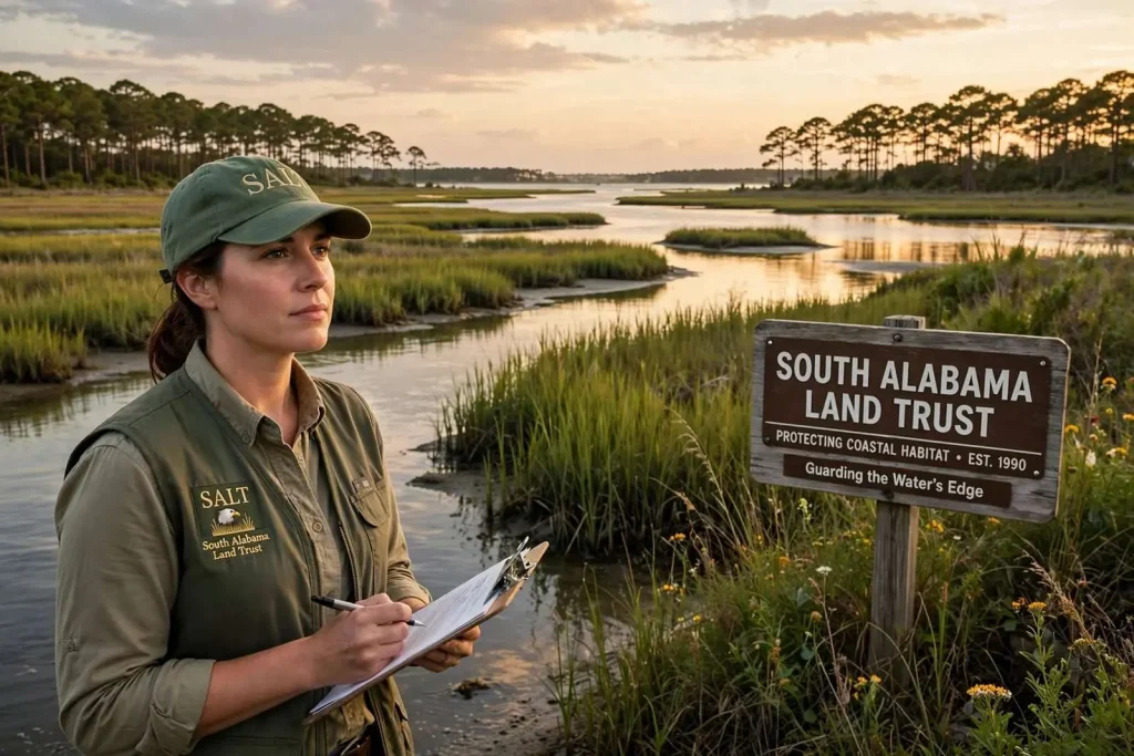 Illustration for the news story: Guarding the Water’s Edge: How South Alabama Land Trust Protects Coastal Land
