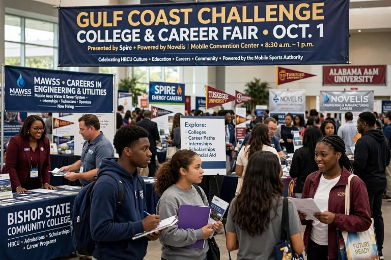 Illustration for the news story: Gulf Coast Challenge College and Career Fair Oct. 1 Invites Local Students to See Their Futures