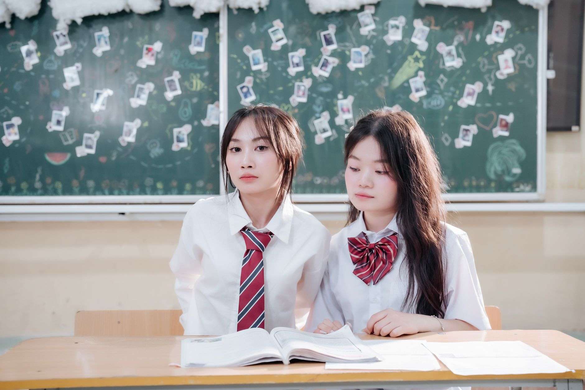 High school students studying in a classroom, illustrating academic achievement recognition