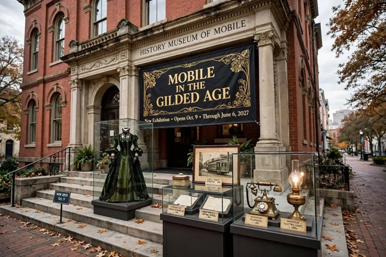 Illustration for the news story: History Museum of Mobile Sets October Opening for ‘Mobile in the Gilded Age’