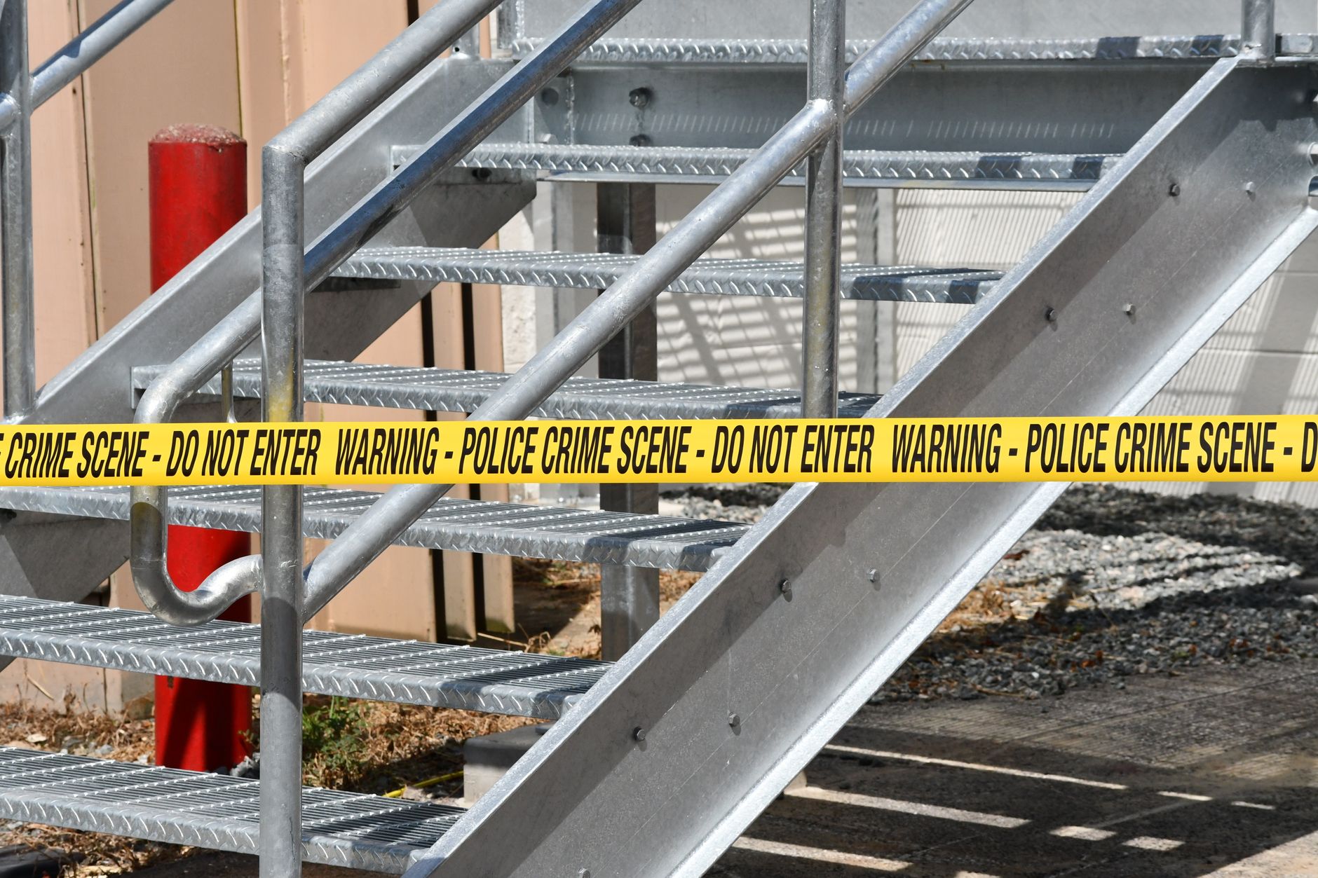 Police responding to an investigation scene