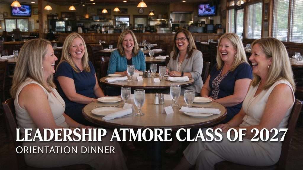 Illustration for the news story: Leadership Atmore Class of 2027 Opens Its Year With Orientation Dinner