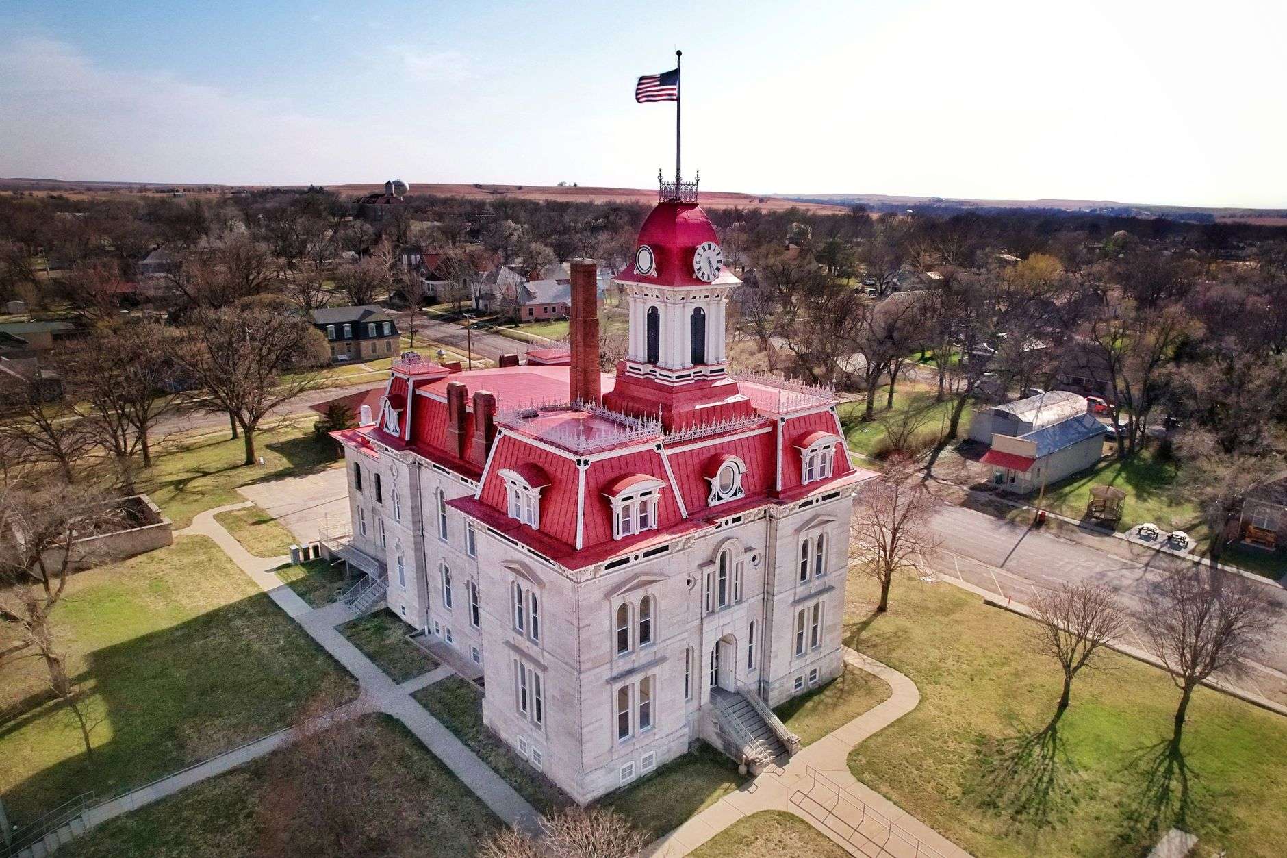 County courthouse building exterior