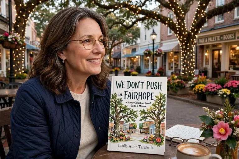 Illustration for the news story: Leslie Anne Tarabella Book Turns Fairhope’s Unwritten Rules Into a Bestseller