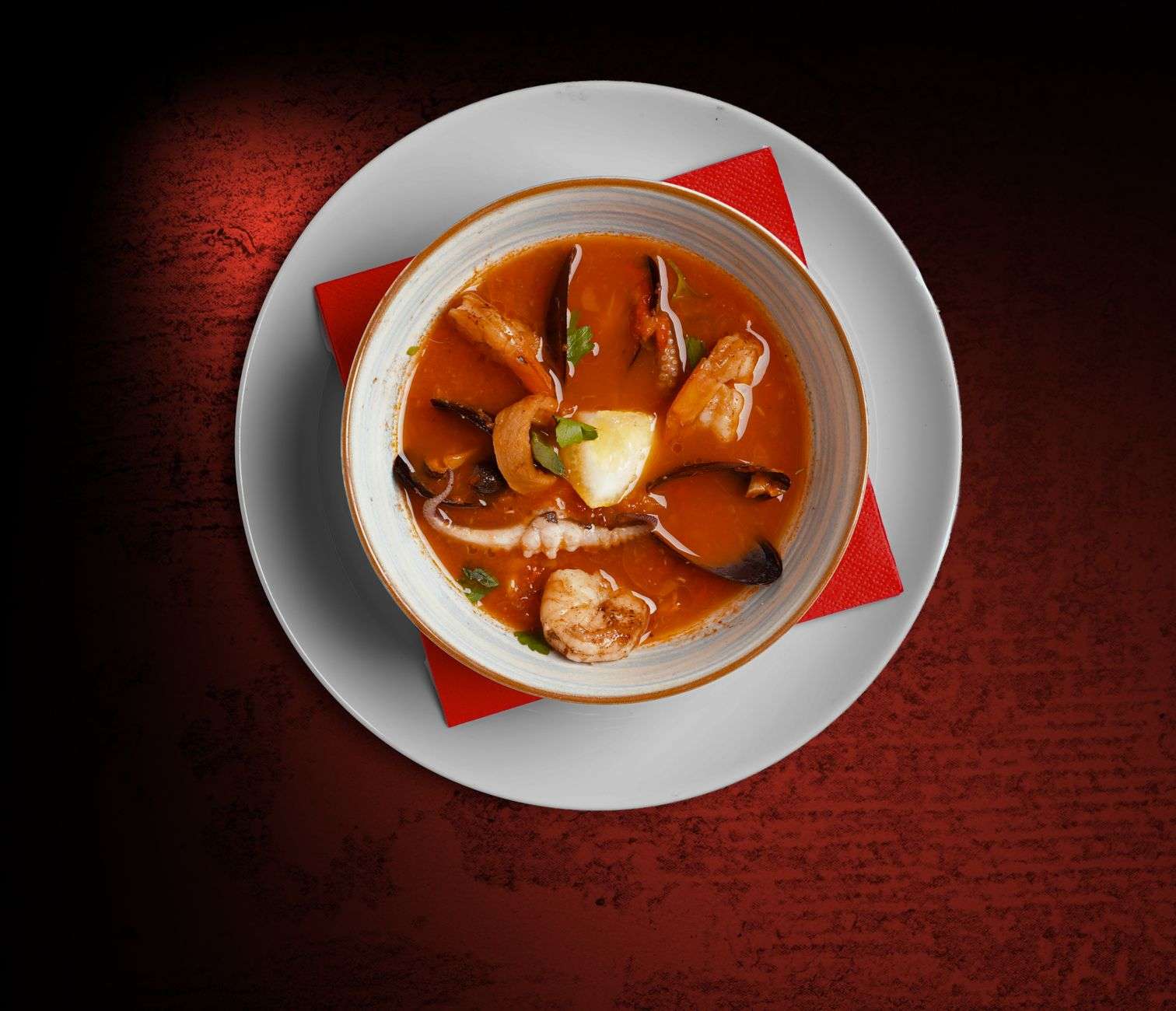 A plated coastal Southern seafood dish, illustrating Gulf Coast restaurant cooking in Fairhope, Alabama