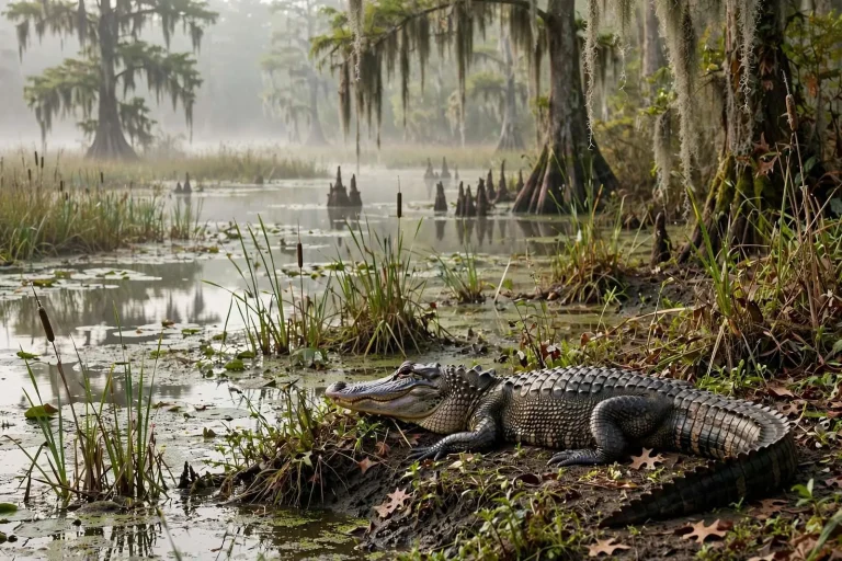 Illustration for the news story: Living With Alligators: What Every Gulf Coast Resident Should Know Before the Next Encounter