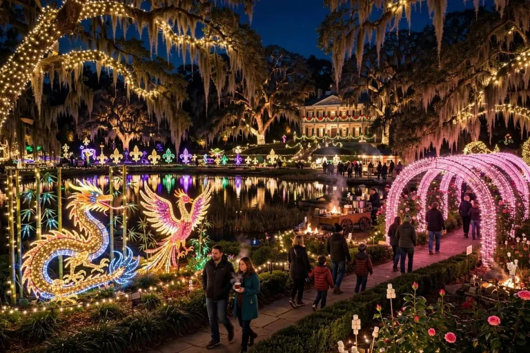 Illustration for the news story: Magic Christmas in Lights Returns to Bellingrath Gardens for a 31st Season