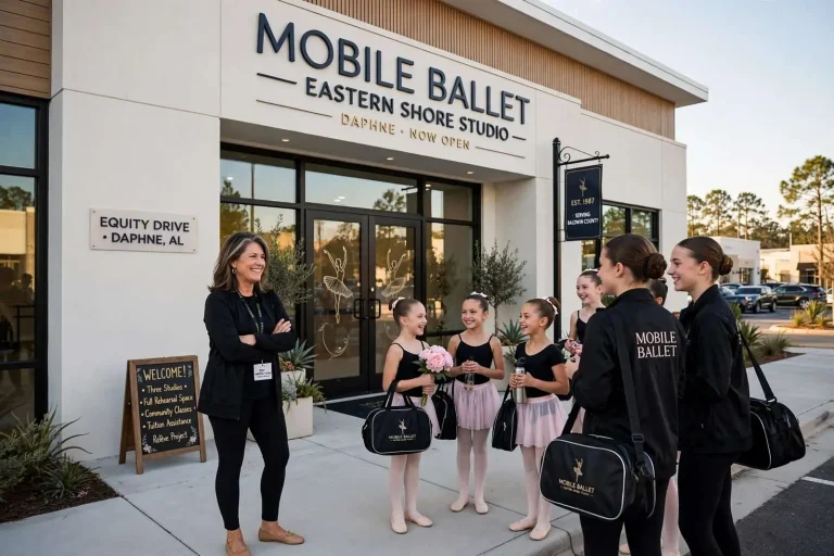 Illustration for the news story: Mobile Ballet’s Eastern Shore Studio Puts Down Permanent Roots in Daphne