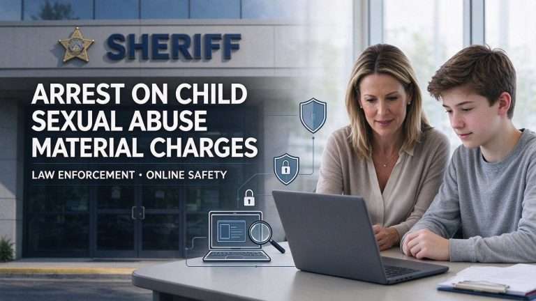 Illustration for the news story: Mobile County Deputies Arrest 18-Year-Old on Child Sexual Abuse Material Charges