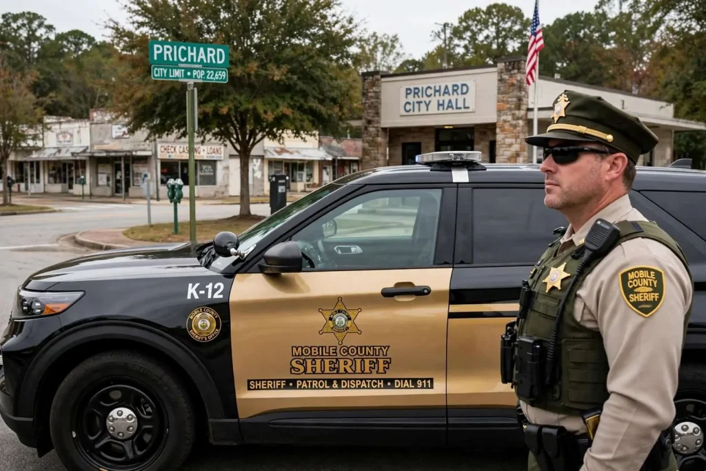 Illustration for the news story: Sheriff’s Office Will Keep Patrolling Prichard After Letter of Intent Halts Friday Cutoff
