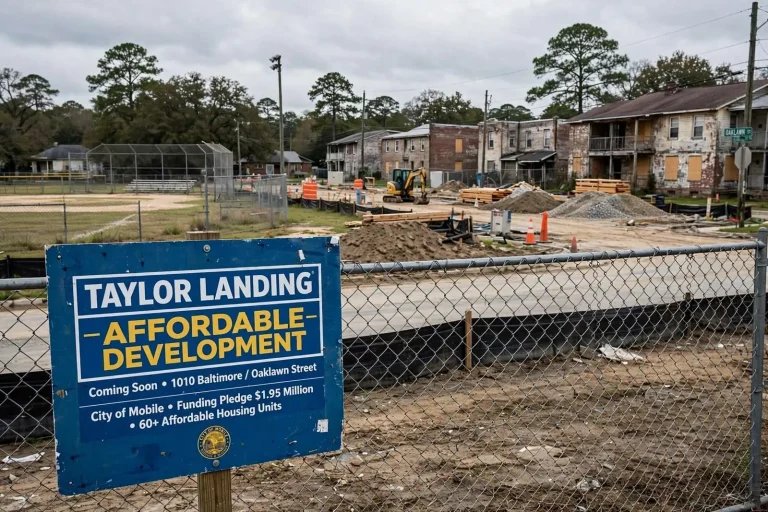 Illustration for the news story: Mobile Resolution Commits $1.95 Million to Taylor Landing and Faults Housing Authority for the Gap