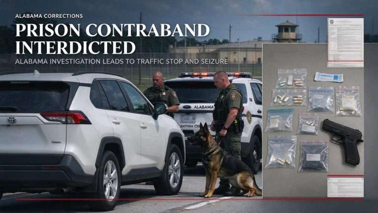 Illustration for the news story: Mother and Daughter Accused of Trying to Smuggle Fentanyl, Meth Into Alabama Prison System