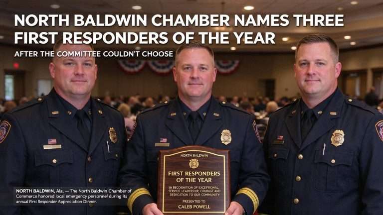 Illustration for the news story: North Baldwin Chamber Names Three First Responders of the Year After the Committee Couldn’t Choose
