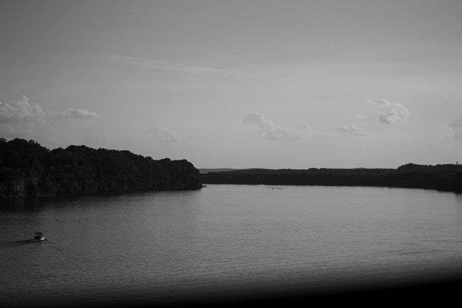 Calm waters along a river waterway in south Alabama