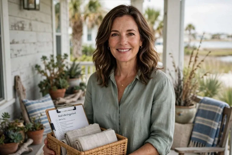 Illustration for the news story: Real Life Organized: Robin Shilling Brings Calm to Gulf Coast Homes