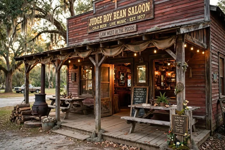 Illustration for the news story: Remembering Jack West and the Judge Roy Bean Saloon, Daphne’s Legendary Roadhouse