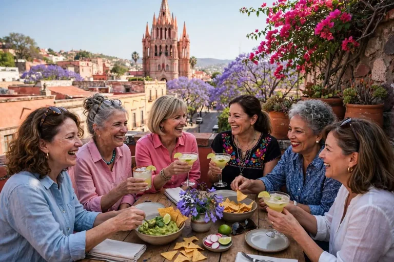 Illustration for the news story: Rooftops, Pink Towers and Pilgrims: A Mobile Girls Trip to San Miguel de Allende