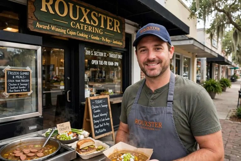 Illustration for the news story: Rouxster Stirs the Pot: Award-Winning Cajun Cooking Comes to Fairhope
