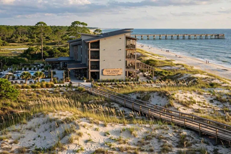 Illustration for the news story: Sand, Dunes and Gulf Views: An Easter Escape to The Lodge at Gulf State Park