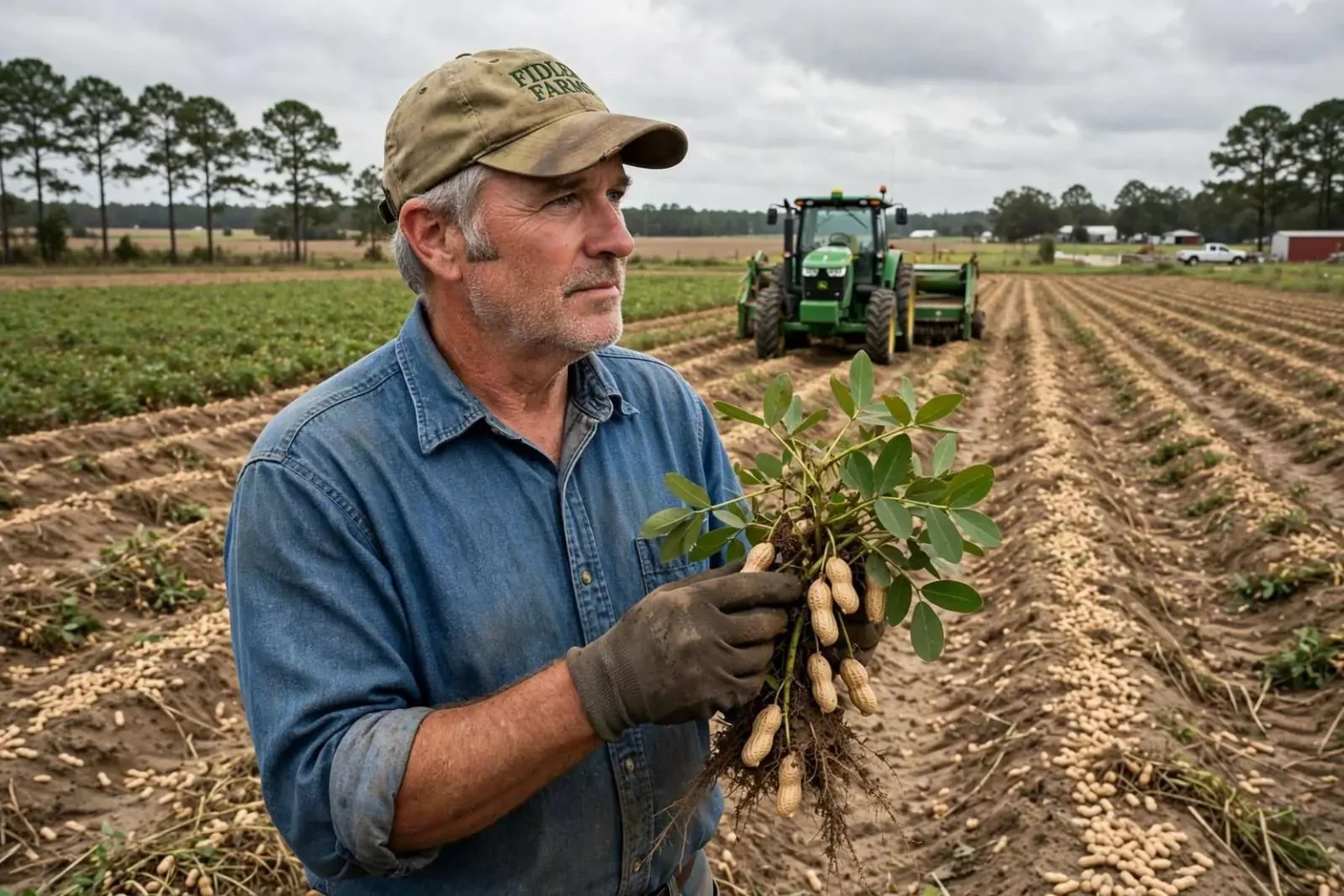 Illustration for the news story: Silverhill Farmer Starts Digging Peanuts With About 20,000 Acres in the Ground Across Baldwin County