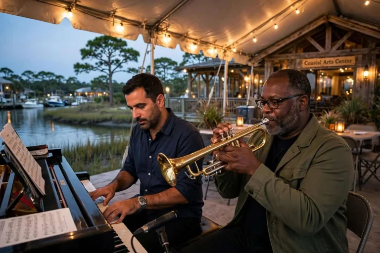 Illustration for the news story: Piano, Trumpet and a Tent by the Canal: Smooth Jazz Comes to Orange Beach Oct. 1