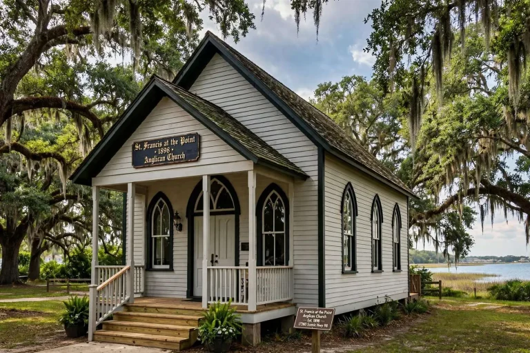 Illustration for the news story: Survived Hurricanes, War and a Stint as a Gift Shop: Point Clear’s 1898 Chapel Will Be Rededicated Oct. 3