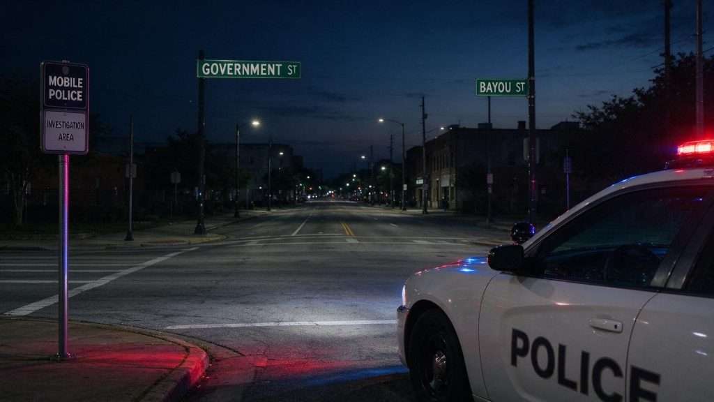 Illustration for the news story: Teen Killed in Downtown Mobile Shooting Hours After Fourth of July Festivities Ended; 19-Year-Old Now Charged