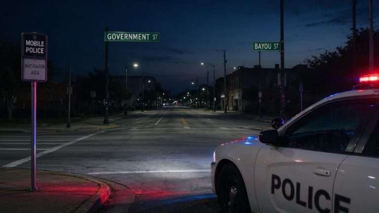 Illustration for the news story: Teen Killed in Downtown Mobile Shooting Hours After Fourth of July Festivities Ended; 19-Year-Old Now Charged