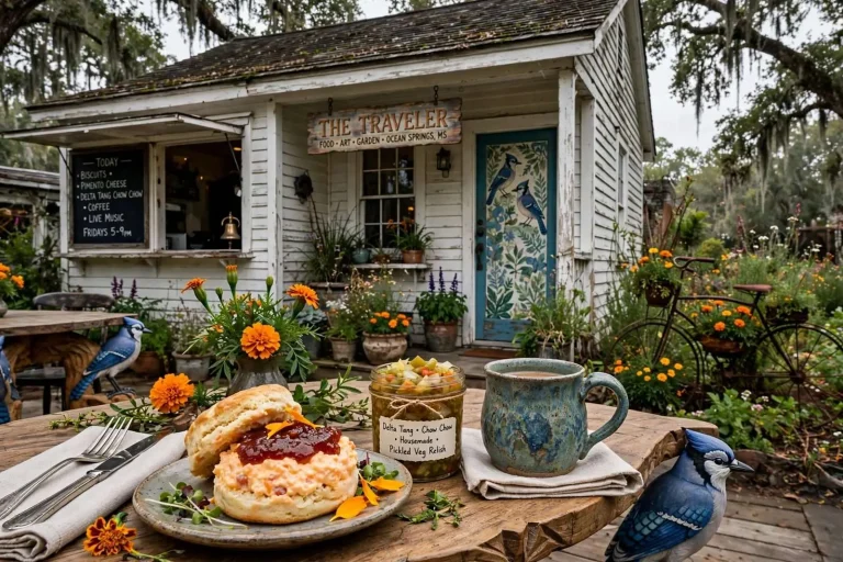 Illustration for the news story: The Traveler in Ocean Springs Brings Walter Anderson’s Wanderlust to the Table