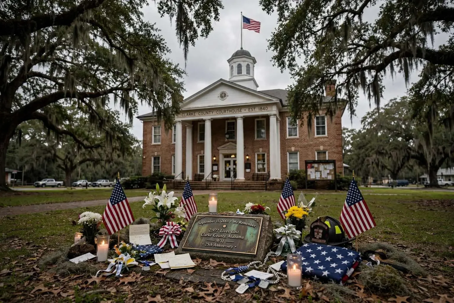 Illustration for the news story: Twenty-Five Years Later, South Alabamians Still Remember Exactly Where They Were on 9/11