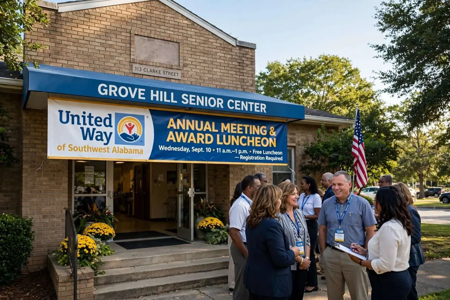 Illustration for the news story: United Way’s Annual Meeting and Award Luncheon Set for Sept. 10 at Grove Hill Senior Center