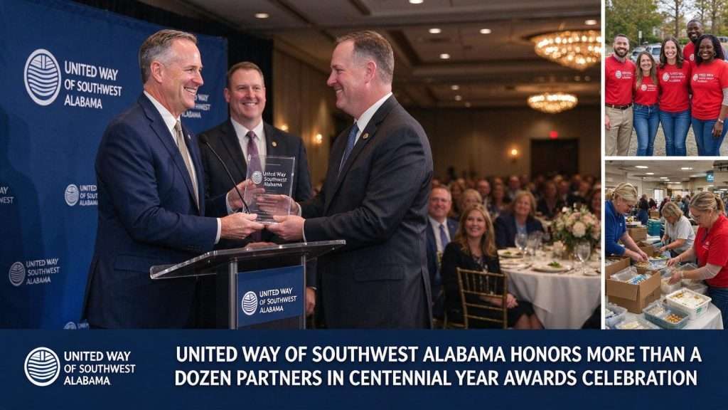 Illustration for the news story: United Way of Southwest Alabama Honors More Than a Dozen Partners in Centennial Year Awards Celebration