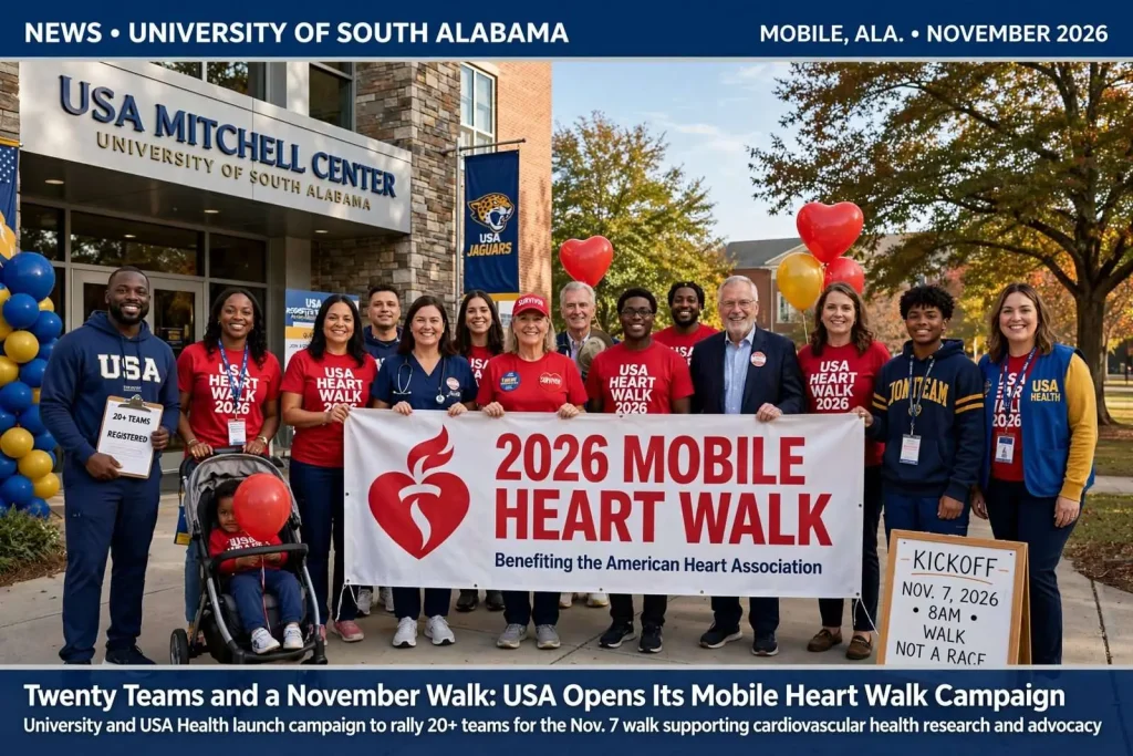 Illustration for the news story: Twenty Teams and a November Walk: USA Opens Its Mobile Heart Walk Campaign