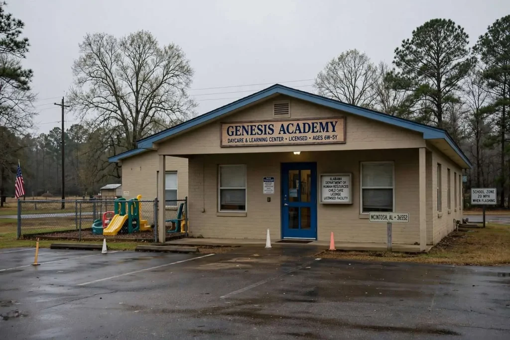 Illustration for the news story: Grand jury indicts Jackson man over alleged gun threat to McIntosh daycare worker