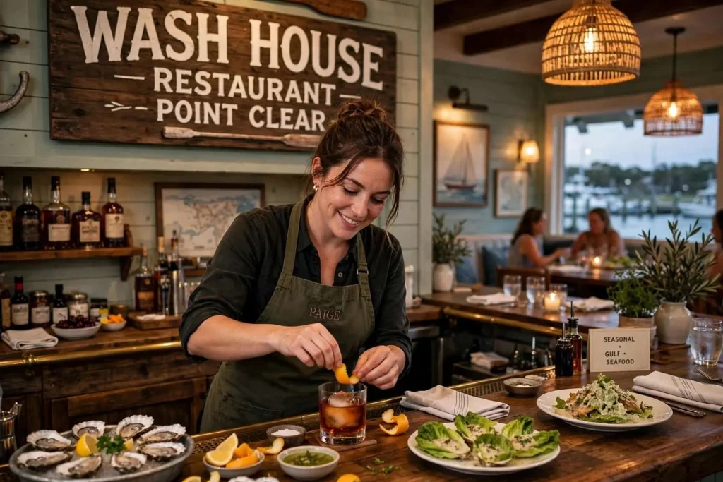 Illustration for the news story: Wash House Restaurant: Point Clear Fine Dining Where Regulars Trust the Bartender