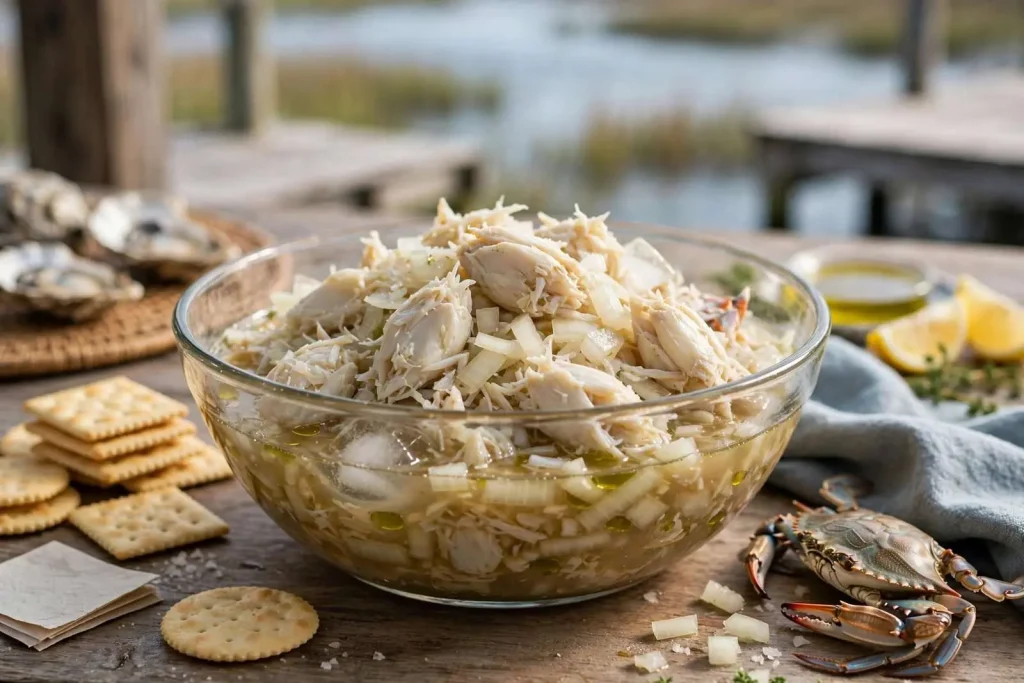 Illustration for the news story: An Alabama Original: How a Merchant Marine’s Cayman Islands Lunch Became Mobile’s West Indies Salad
