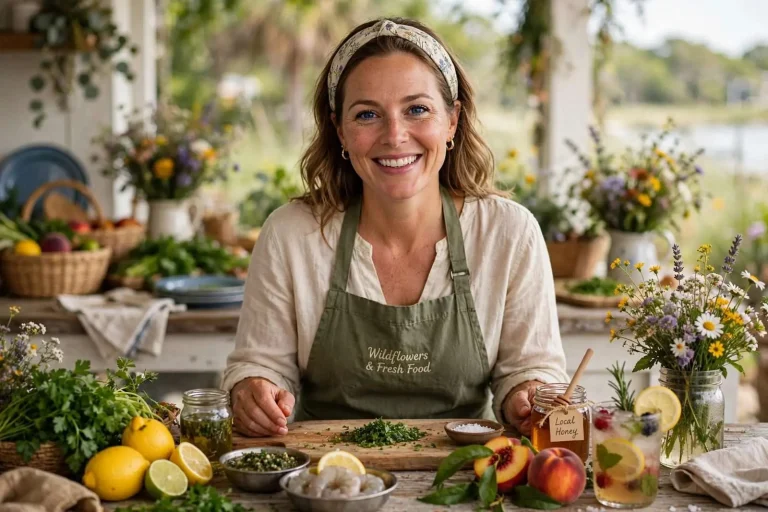 Illustration for the news story: ‘You Can Do This!’: Kristin Alpine’s Wildflowers and Fresh Food Cooking Classes